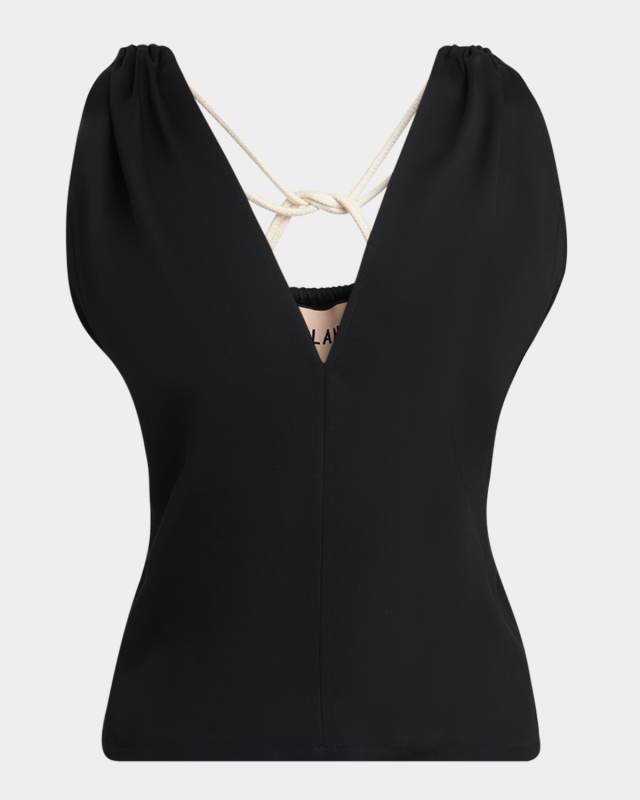 V-Neck Strappy Tank Top